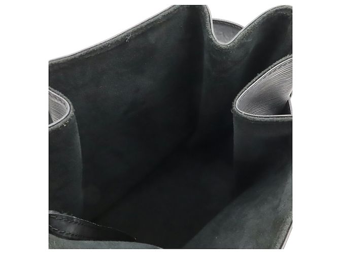Borsa a Spalla Louis Vuitton Epi Sac Depaule Nero - vista 9