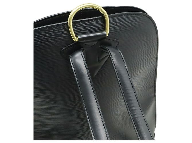 Zaino e Borsa a Spalla Louis Vuitton Epi Cobelin Nero - vista 5