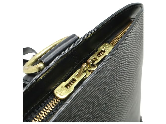 Zaino e Borsa a Spalla Louis Vuitton Epi Cobelin Nero - vista 7