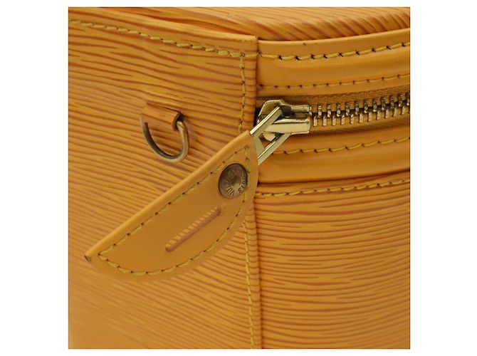 Borsa Louis Vuitton Epi Cannes Vanity Bag Giallo - vista 5