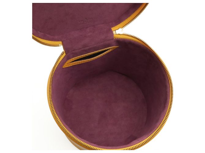 Borsa Louis Vuitton Epi Cannes Vanity Bag Giallo - vista 7
