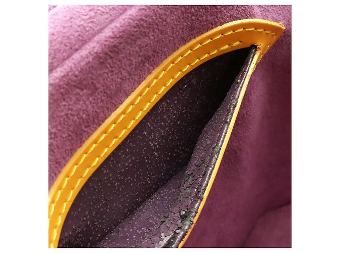 Borsa Louis Vuitton Epi Cannes Vanity Bag Giallo - vista 8