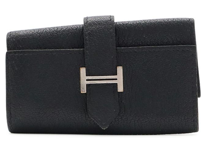 Hermès Hermes Bearn Schlüsselcase Schwarz - Ansicht 2