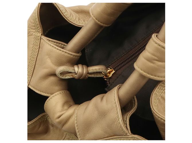Borsa Loewe Anagram Nappa Aire D'oro - vista 6