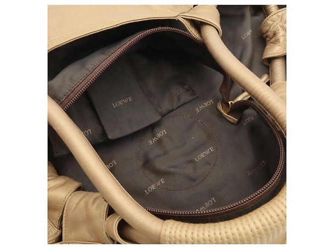 Borsa Loewe Anagram Nappa Aire D'oro - vista 7