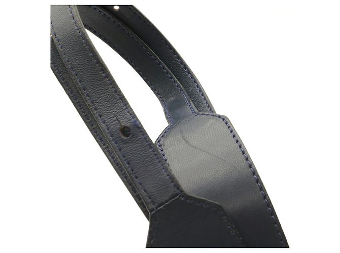 Borsa Loewe Anagram Bounce Blu navy - vista 8