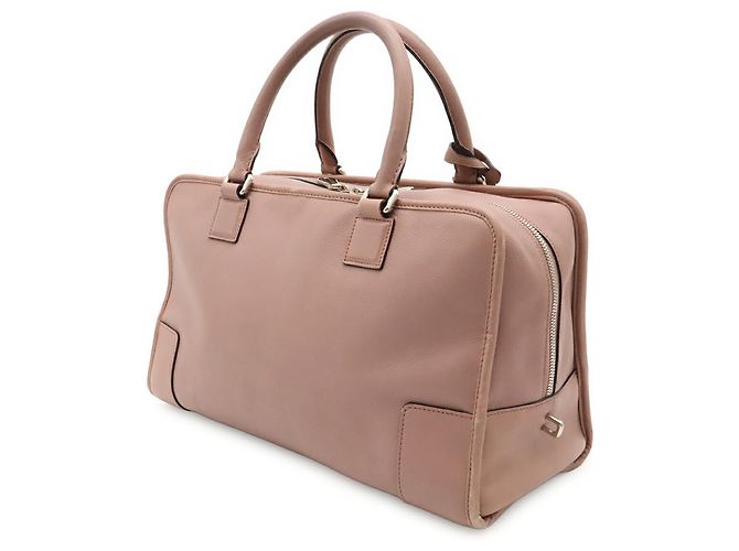 Borsa LOEWE Amazona 36 Anagram Rosa - vista 3