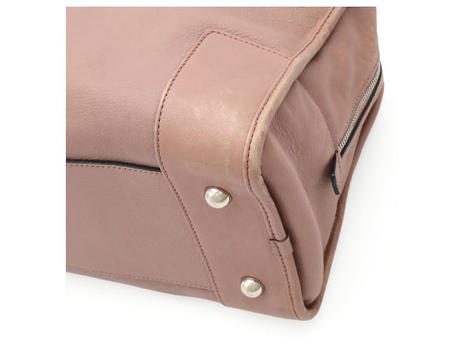 Borsa LOEWE Amazona 36 Anagram Rosa - vista 4