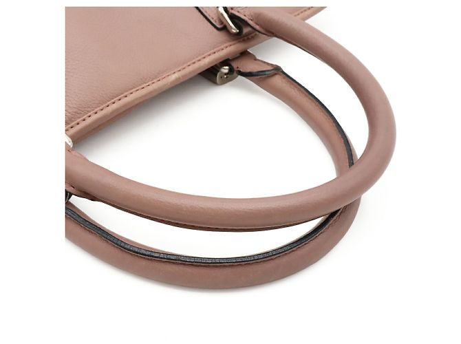 Borsa LOEWE Amazona 36 Anagram Rosa - vista 5