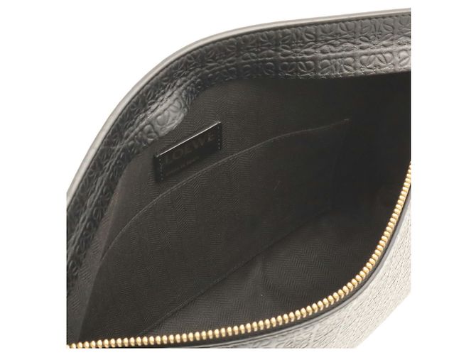 Pochette e borsa a mano Loewe Repeat Anagram T Nero - vista 7