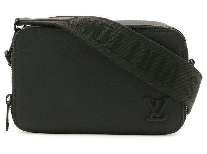 Louis Vuitton LV Aerogram Alpha Portafoglio Portatile Nero - vista 2