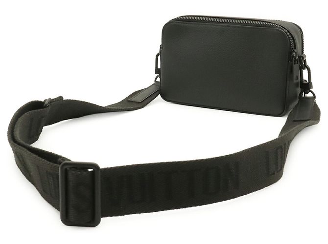 Louis Vuitton LV Aerogram Alpha Portafoglio Portatile Nero - vista 3