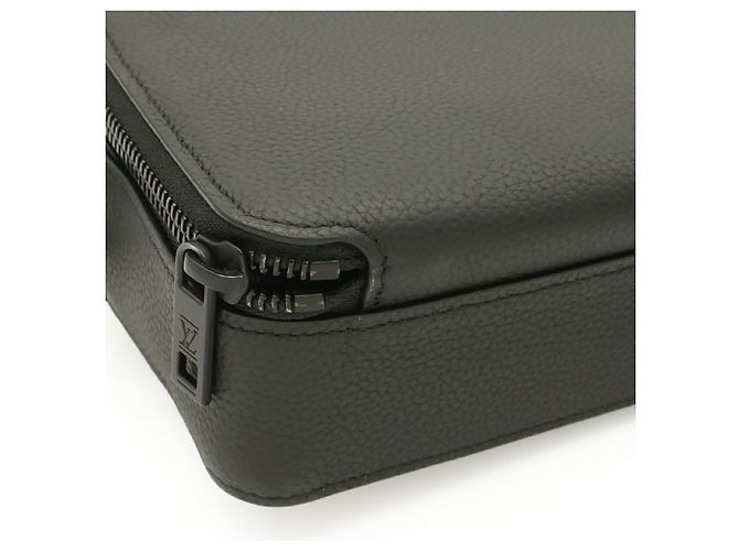 Louis Vuitton LV Aerogram Alpha Portafoglio Portatile Nero - vista 4