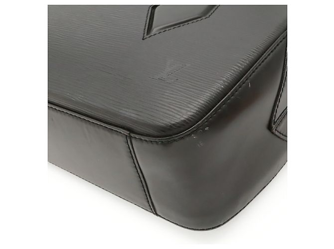 Borsa a Spalla Louis Vuitton Epi Voltaire Nero - vista 4