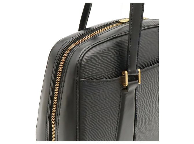 Borsa a Spalla Louis Vuitton Epi Voltaire Nero - vista 5