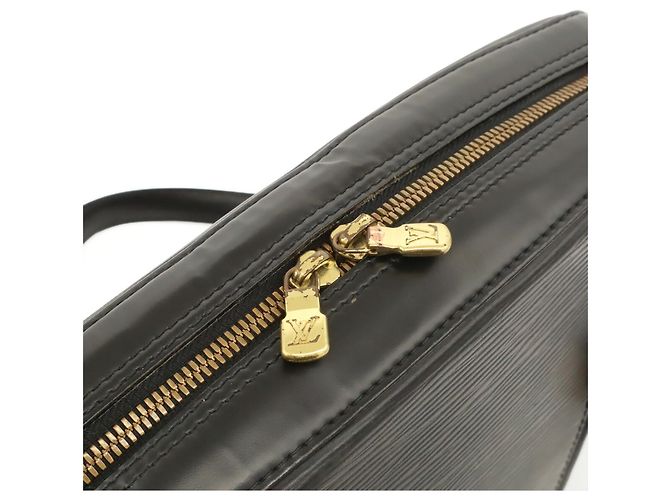 Borsa a Spalla Louis Vuitton Epi Voltaire Nero - vista 7