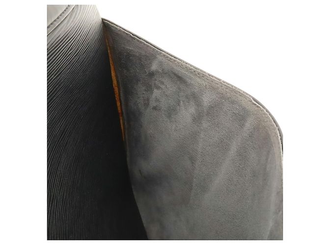 Borsa a Spalla Louis Vuitton Epi Voltaire Nero - vista 9