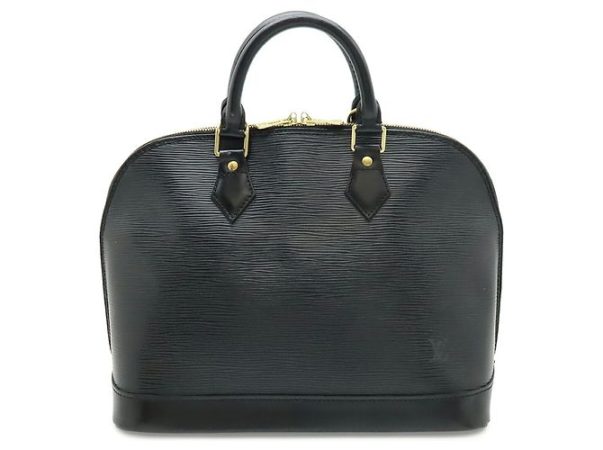Borsa Louis Vuitton Epi Alma Nero - vista 2