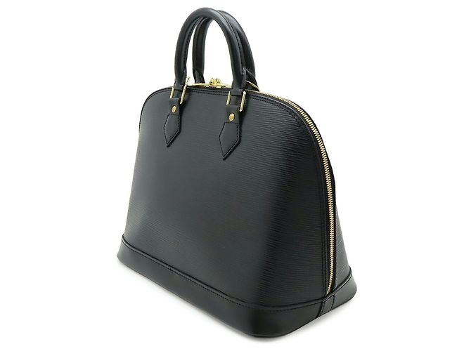 Borsa Louis Vuitton Epi Alma Nero - vista 3