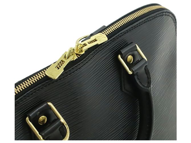 Borsa Louis Vuitton Epi Alma Nero - vista 6
