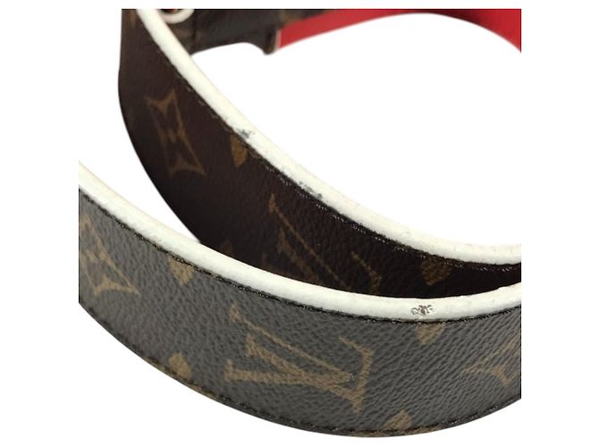 Tracolla Monogram Louis Vuitton Marrone Rosso - vista 2