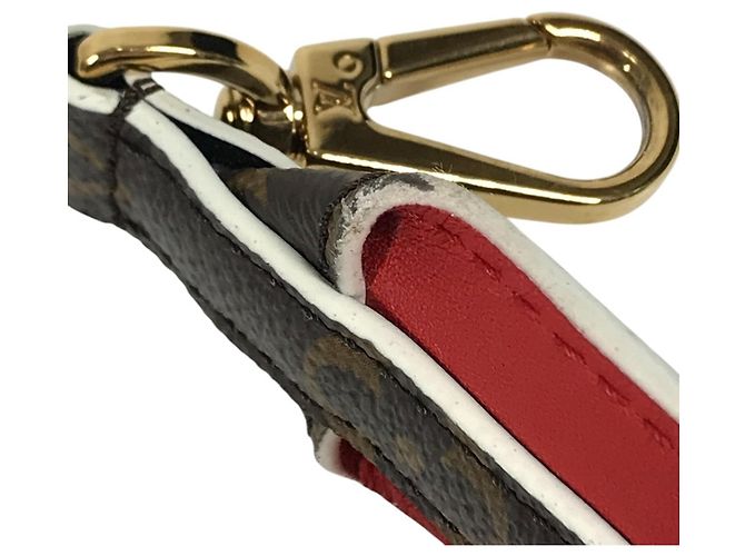 Tracolla Monogram Louis Vuitton Marrone Rosso - vista 3