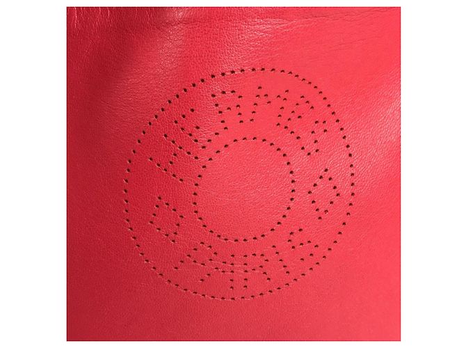Borsa in pelle rosa Hermès Clou de Selle - vista 10