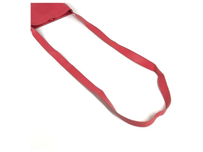 Borsa in pelle rosa Hermès Clou de Selle - vista 11