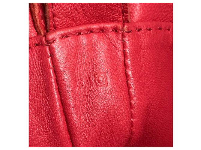 Borsa in pelle rosa Hermès Clou de Selle - vista 15