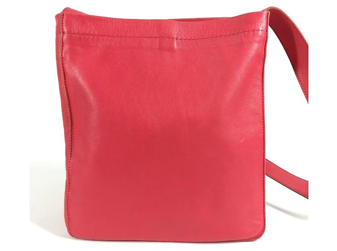 Borsa in pelle rosa Hermès Clou de Selle - vista 2