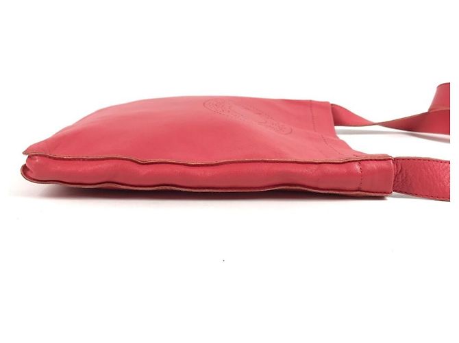 Borsa in pelle rosa Hermès Clou de Selle - vista 3