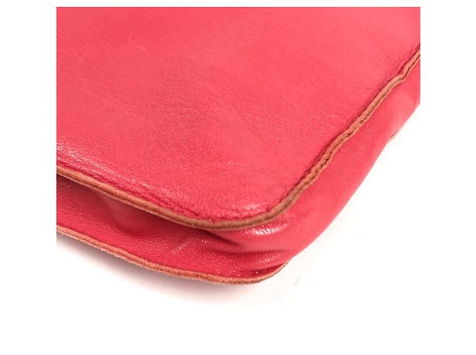 Borsa in pelle rosa Hermès Clou de Selle - vista 6
