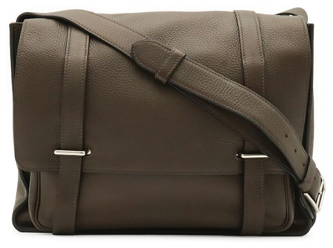 Hermès Borsa a Spalla Hermes Steve Buzas 35 Marrone - vista 2