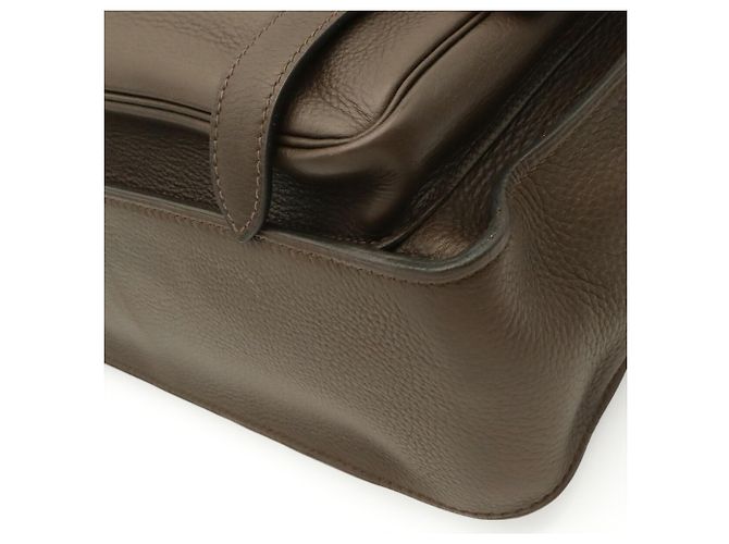 Hermès Borsa a Spalla Hermes Steve Buzas 35 Marrone - vista 4
