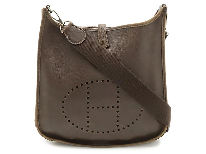 Hermès Borsa a Spalla Hermes Evelyne I PM Marrone scuro - vista 2
