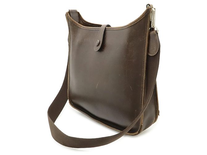 Hermès Borsa a Spalla Hermes Evelyne I PM Marrone scuro - vista 3