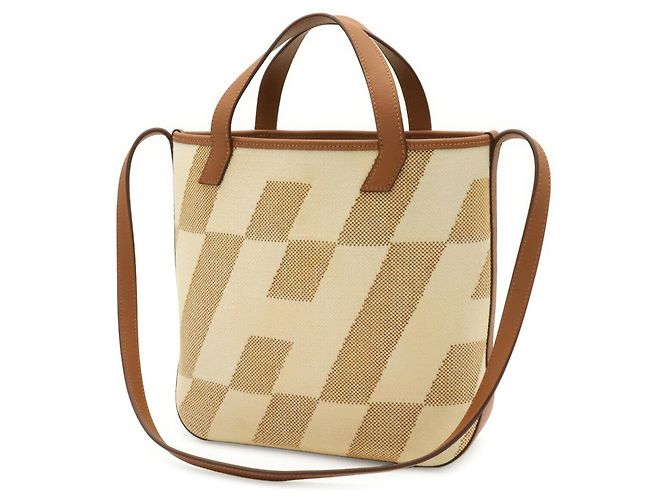Hermès Borsa Tote Hermes H Ambier 27 PM D'oro Crudo - vista 3