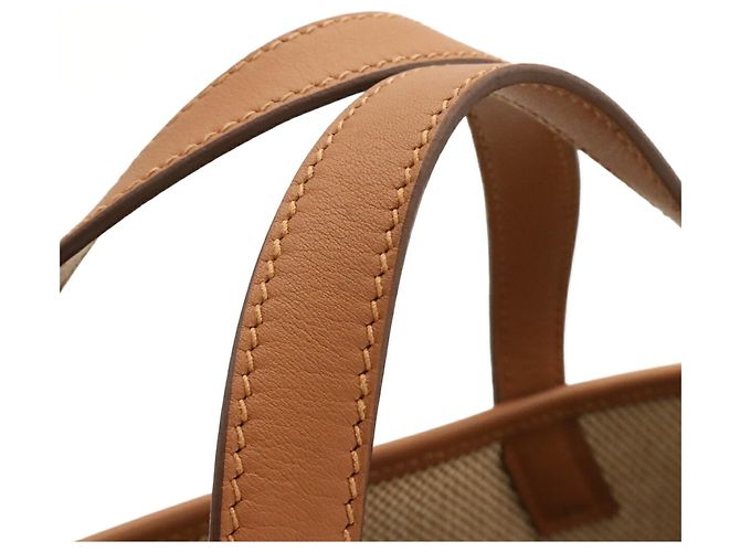 Hermès Borsa Tote Hermes H Ambier 27 PM D'oro Crudo - vista 5