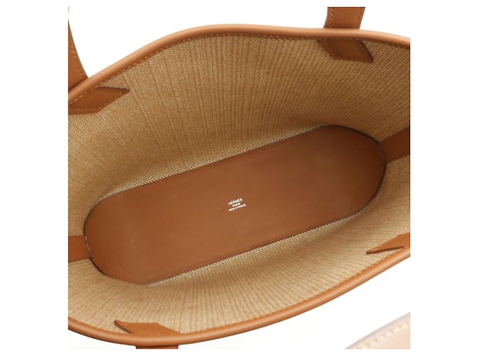Hermès Borsa Tote Hermes H Ambier 27 PM D'oro Crudo - vista 7
