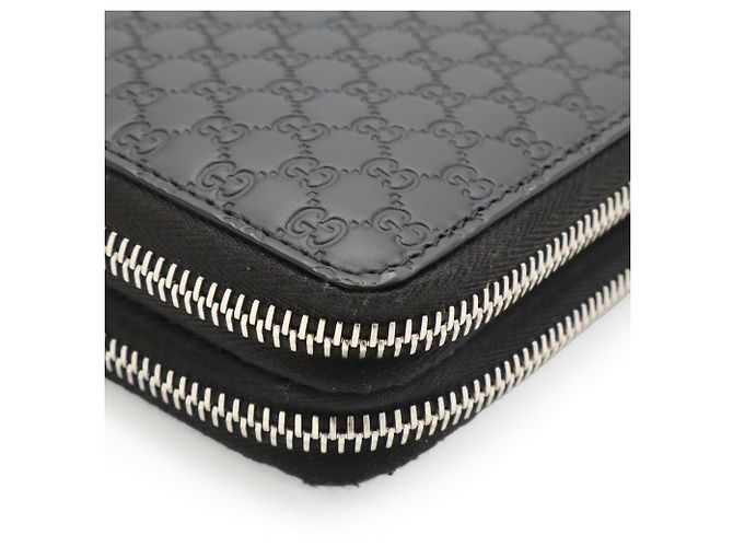Clutch Gucci Black Microguccissima Nero - vista 4