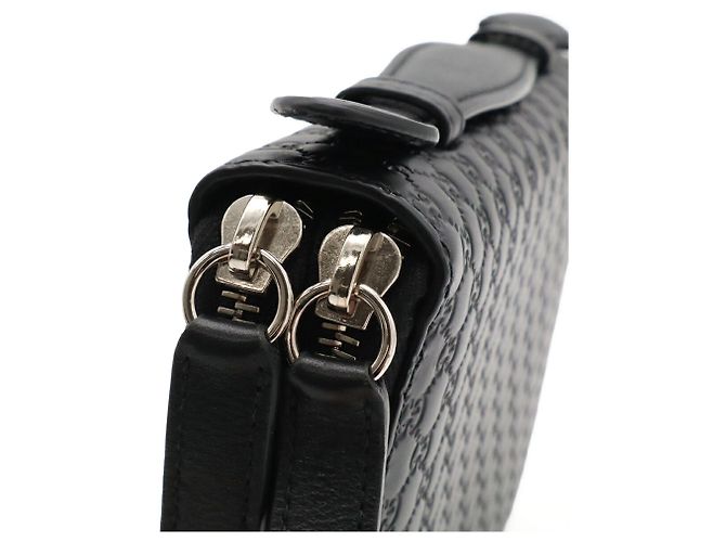 Clutch Gucci Black Microguccissima Nero - vista 5