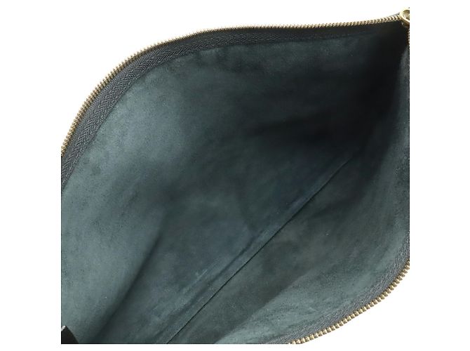 Clutch Portfolio con Stampa Gucci Nero Rosso Verde - vista 6
