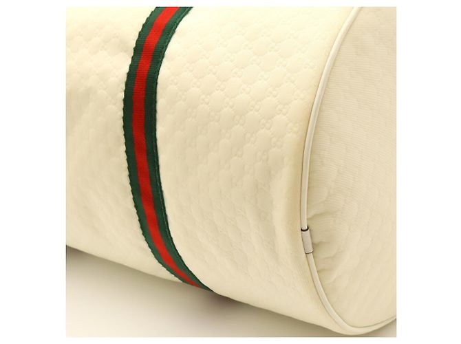 Borsa Spolvero Gucci Sherry Bianco Rosso Verde - vista 4