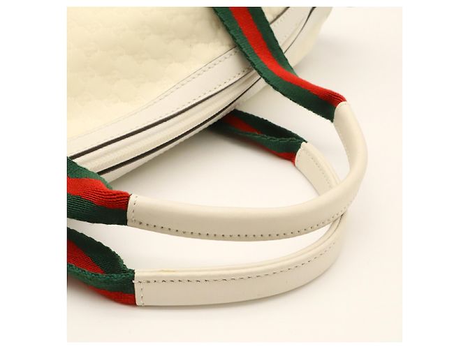 Borsa Spolvero Gucci Sherry Bianco Rosso Verde - vista 5
