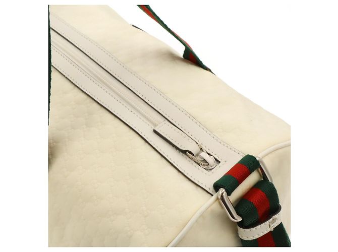 Borsa Spolvero Gucci Sherry Bianco Rosso Verde - vista 6