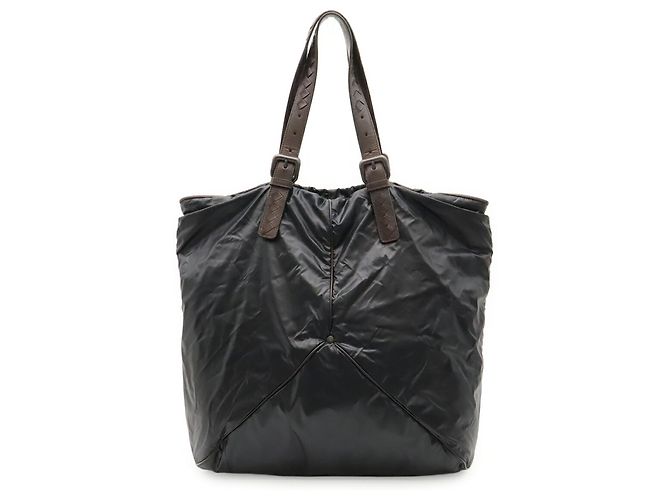 Borsa Tote Spinnaker Bottega Veneta Nero Marrone scuro - vista 2