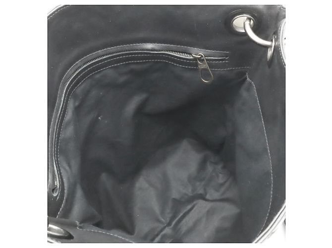 Borsa a Spalla Bottega Veneta Intrecciato Nero - vista 7