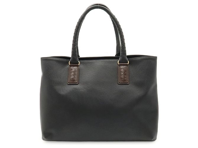 Borsa Tote Bottega Veneta Marco Polo Nero Marrone scuro - vista 2