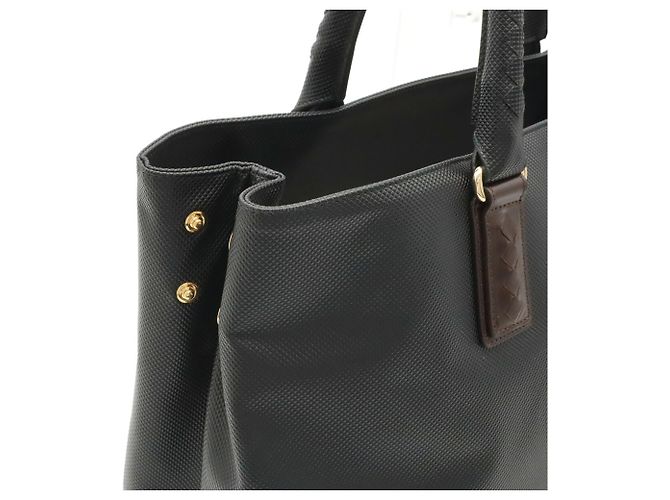 Borsa Tote Bottega Veneta Marco Polo Nero Marrone scuro - vista 7