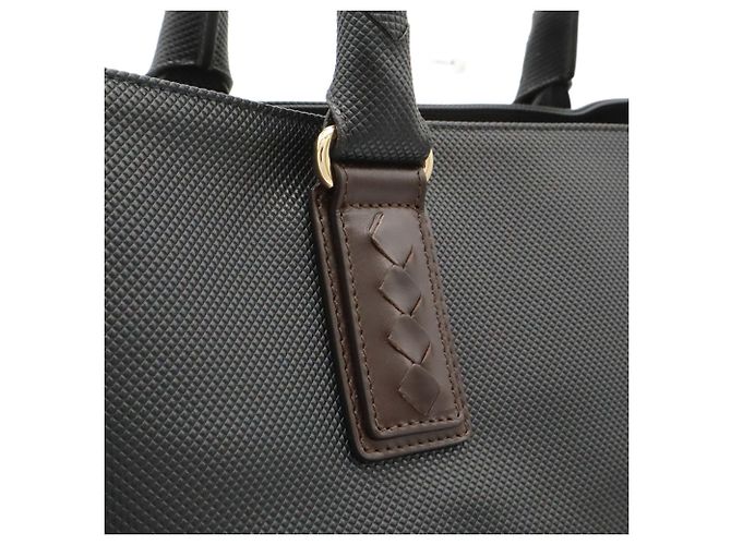 Borsa Tote Bottega Veneta Marco Polo Nero Marrone scuro - vista 8